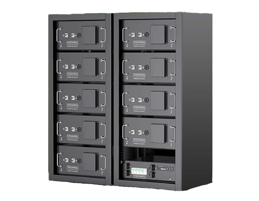 En svart IS-001 batteri för företag