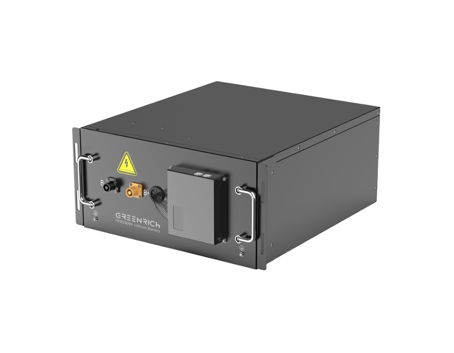 Rack batteri i 400 volt.